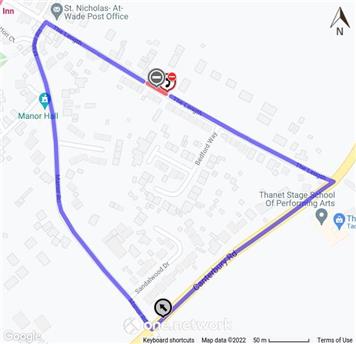  - Temporary Road Closure - The Length, St Nicholas at Wade - 14th February 2022 for 3 Days